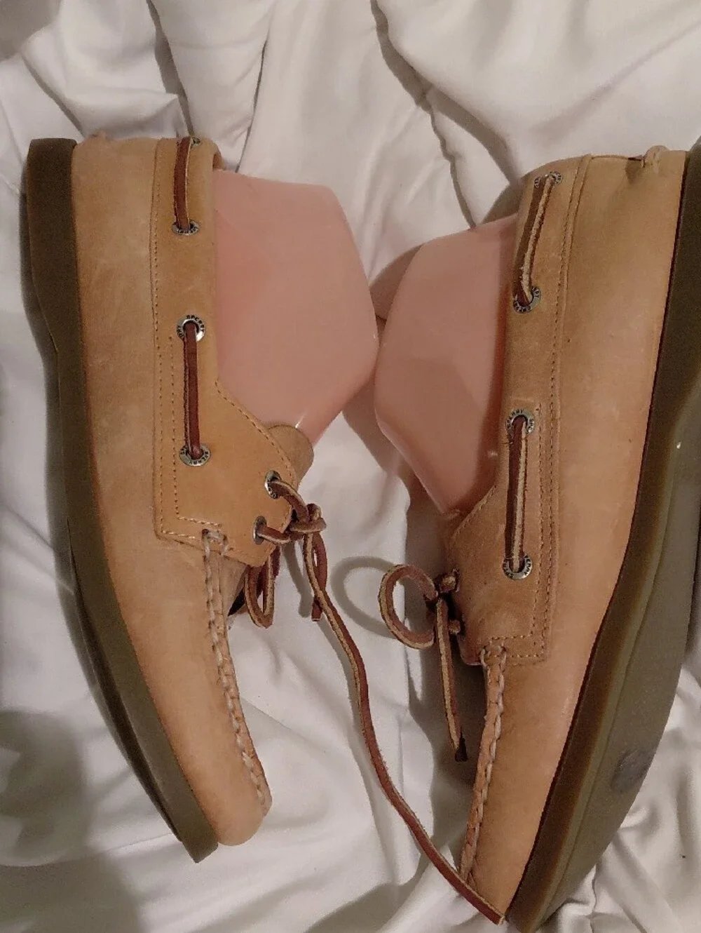 Sperry Topsider Men's Suede Boat Shoes - Light Brown